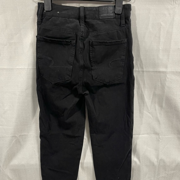 American Eagle soft pants stretch super high-rise jeggings black size 0 - Picture 5 of 5